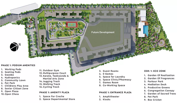 Godrej Splendor masterplan